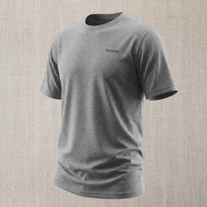 𝅺nwt Mens Reebok Performance Grey T-shirt